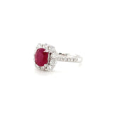 Ruby Diamond Ring - RREDW00422