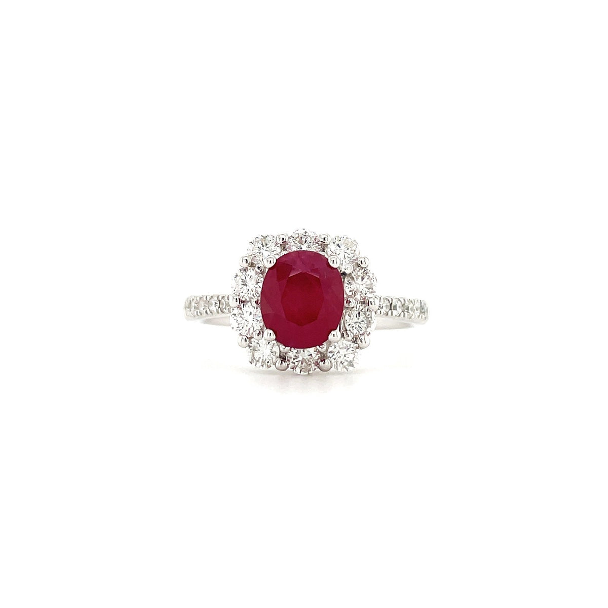 Ruby Diamond Ring - RREDW00422