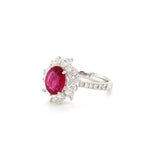 Ruby Diamond Ring - RREDW00455