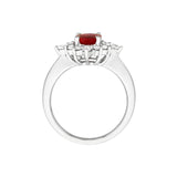 Ruby Diamond Ring-Ruby Diamond Ring - RRNEL00299