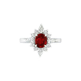 Ruby Diamond Ring-Ruby Diamond Ring - RRNEL00299