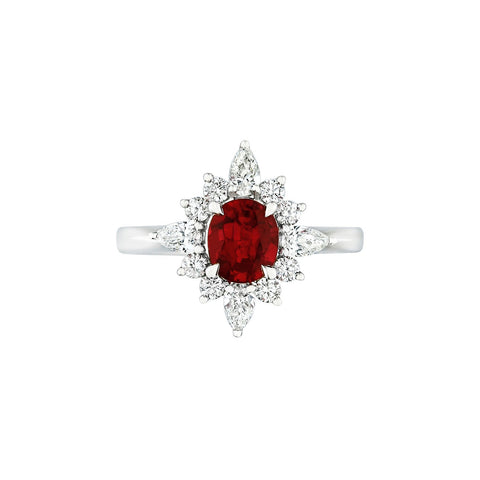 Ruby Diamond Ring - RRNEL00299