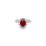 Ruby Diamond Ring-Ruby Diamond Ring -