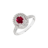 Ruby Diamond Ring - RRNEL00422