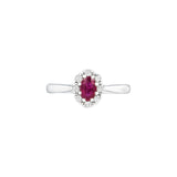 Ruby Diamond Ring-Ruby Diamond Ring - RRNEL00430