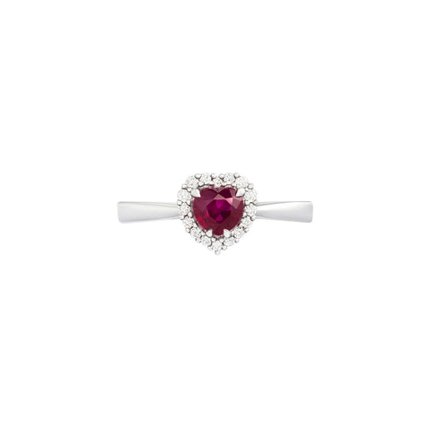 Ruby Diamond Ring-Ruby Diamond Ring - RRNEL00448