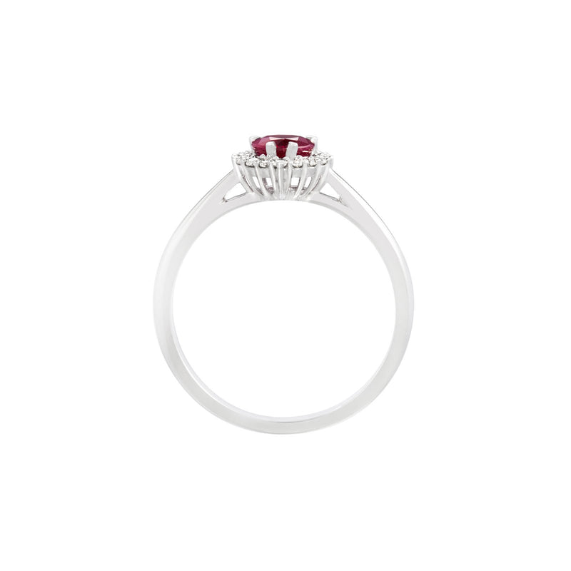 Ruby Diamond Ring-Ruby Diamond Ring - RRNEL00448