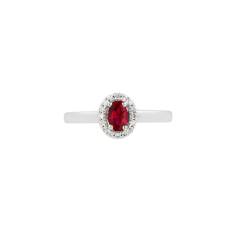 Ruby Diamond Ring - RRNEL00455