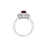 Ruby Diamond Ring-Ruby Diamond Ring - RRNEL00471