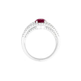 Ruby Diamond Ring-Ruby Diamond Ring - RRNEL00489