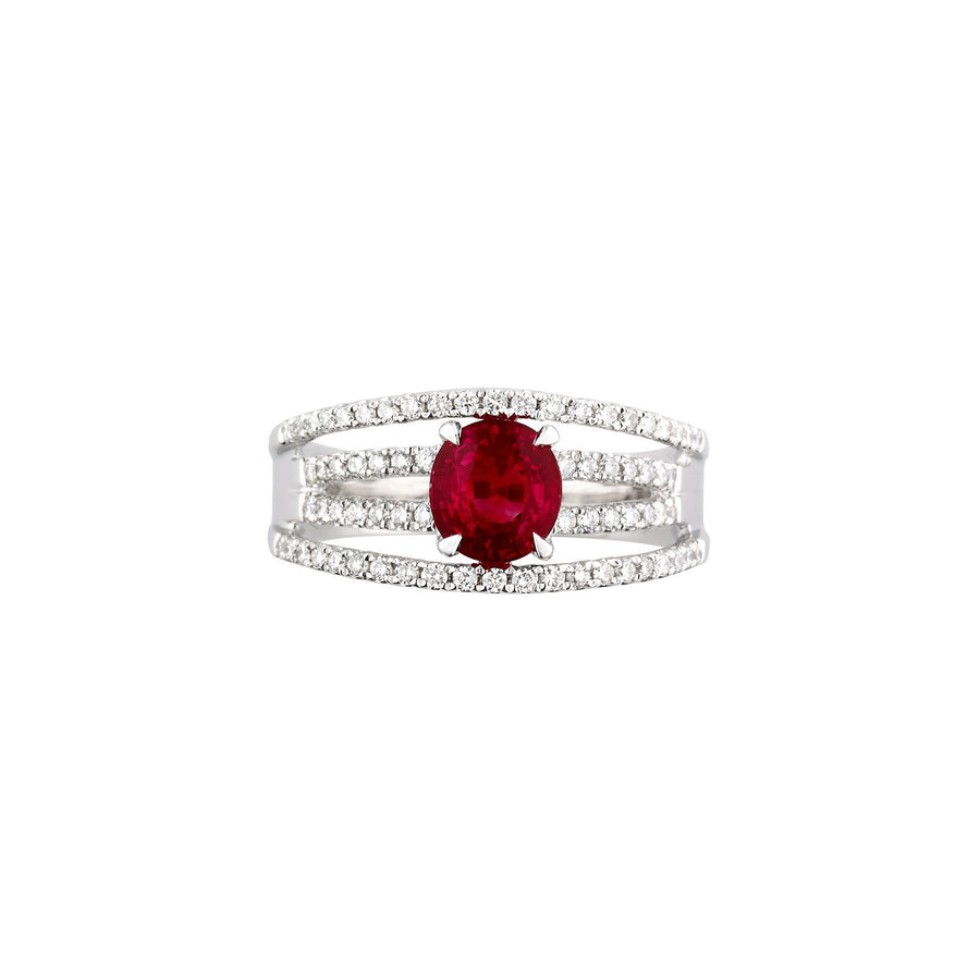 Ruby Diamond Ring - RRNEL00489