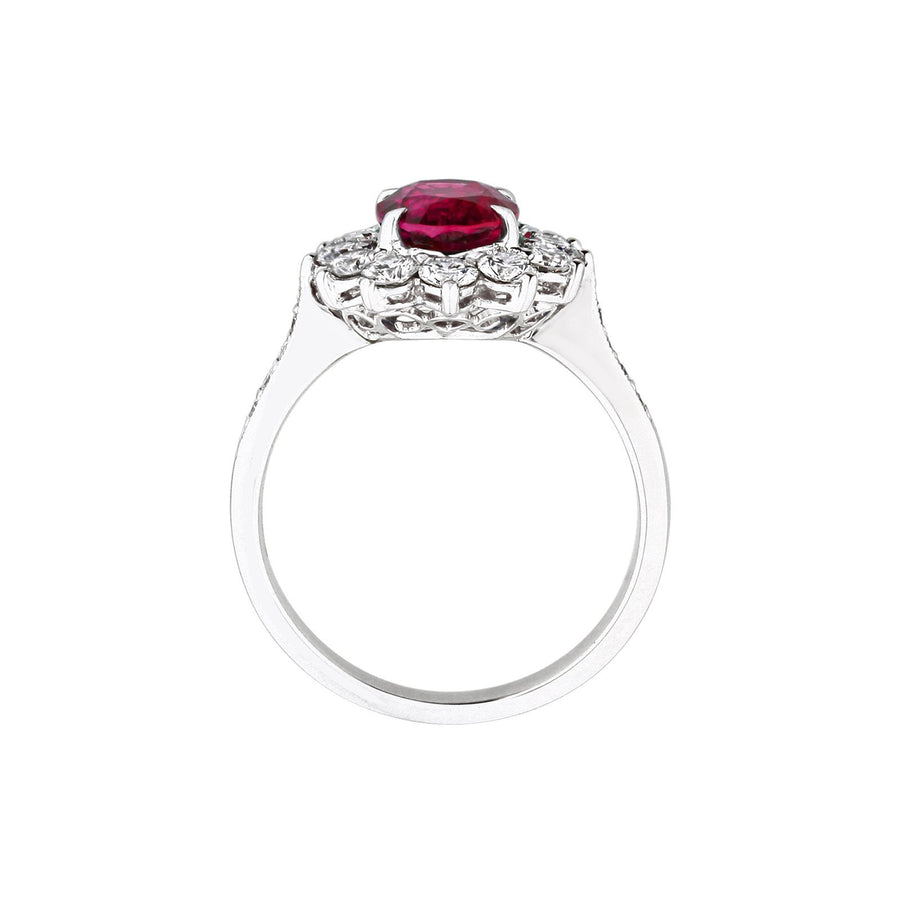 Ruby Diamond Ring - RRNEL00505