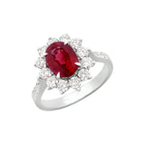 Ruby Diamond Ring - RRNEL00505