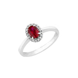 Ruby Diamond Ring-Ruby Diamond Ring - RRNEL00513