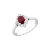 Ruby Diamond Ring-Ruby Diamond Ring - RRNEL00521