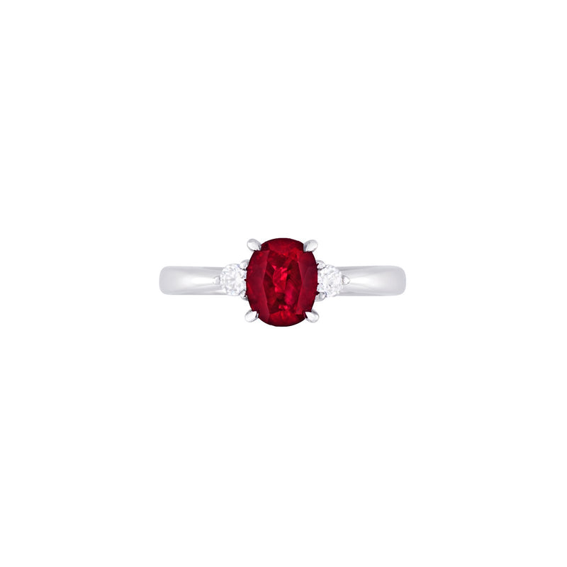 Ruby Diamond Ring-Ruby Diamond Ring - RRNEL00554