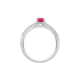 Ruby Diamond Ring-Ruby Diamond Ring - RRNEL00562