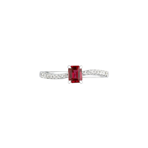 Ruby Diamond Ring-Ruby Diamond Ring - RRNEL00570