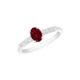 Ruby Diamond Ring-Ruby Diamond Ring - RRNEL00596