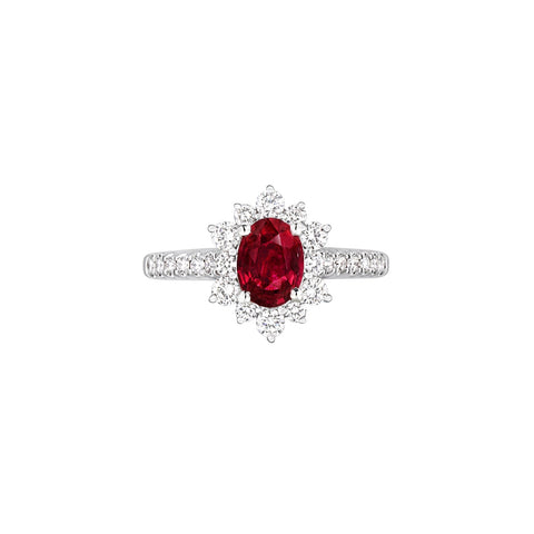 Ruby Diamond Ring - RRNEL00612