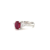 Ruby Diamond Ring-Ruby Diamond Ring - RRUJD00208