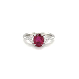 Ruby Diamond Ring-Ruby Diamond Ring - RRUJD00208