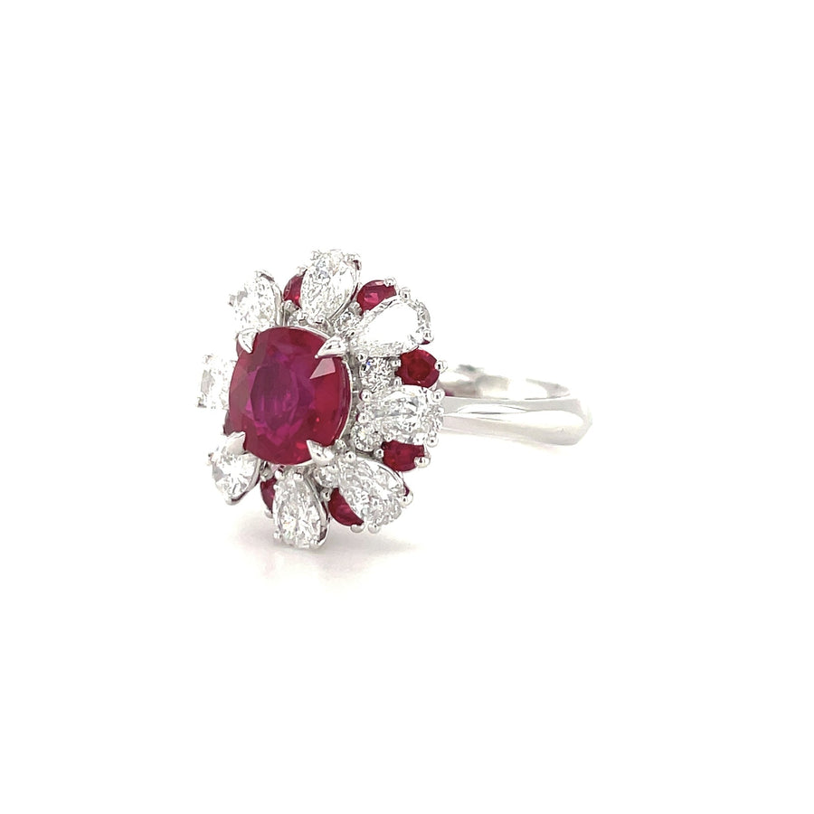Ruby Diamond Ring - RRUJD00216