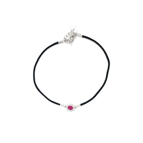 Ruby Diamond String Bracelet - RBEDW00182