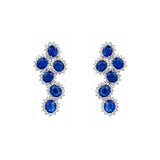 Sapphire and Diamond Earrings - SENEL00257