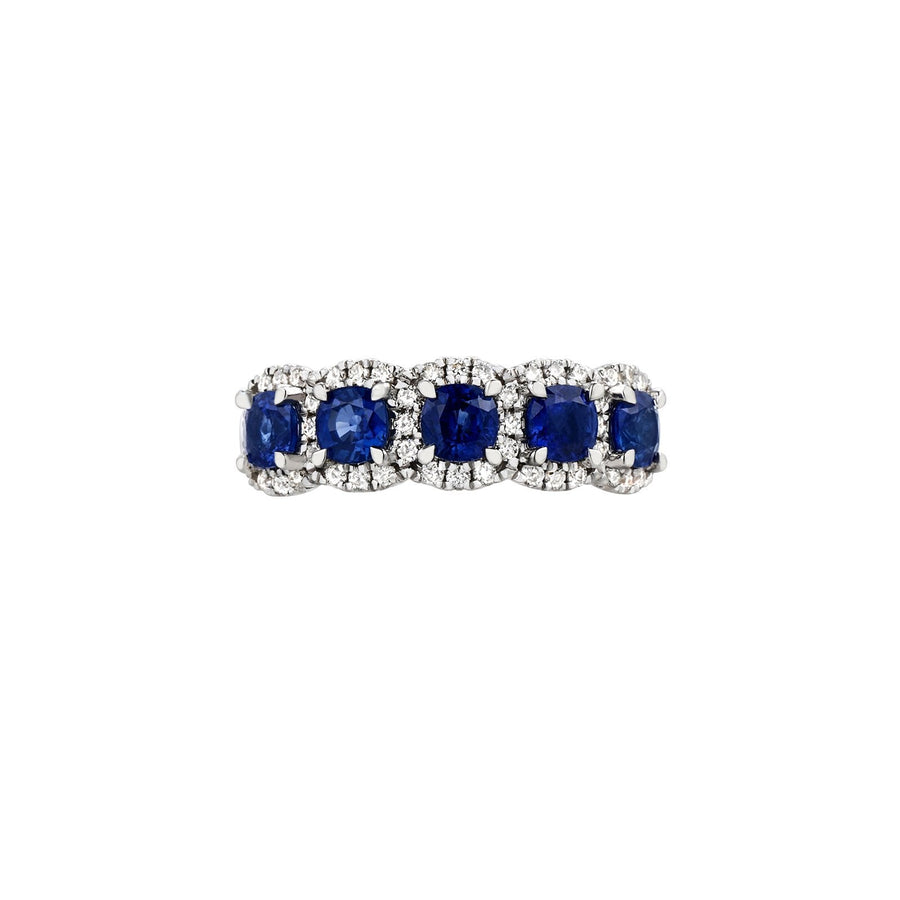 Sapphire Diamond Band - SRNEL00547