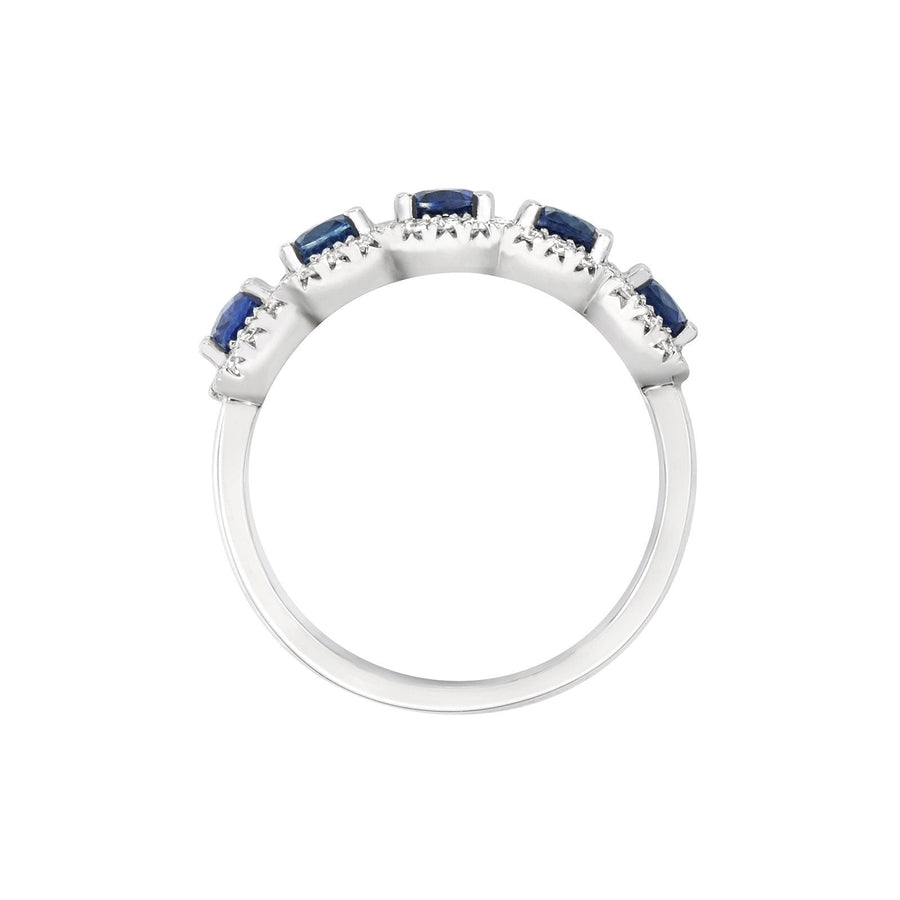 Sapphire Diamond Band - SRNEL00547