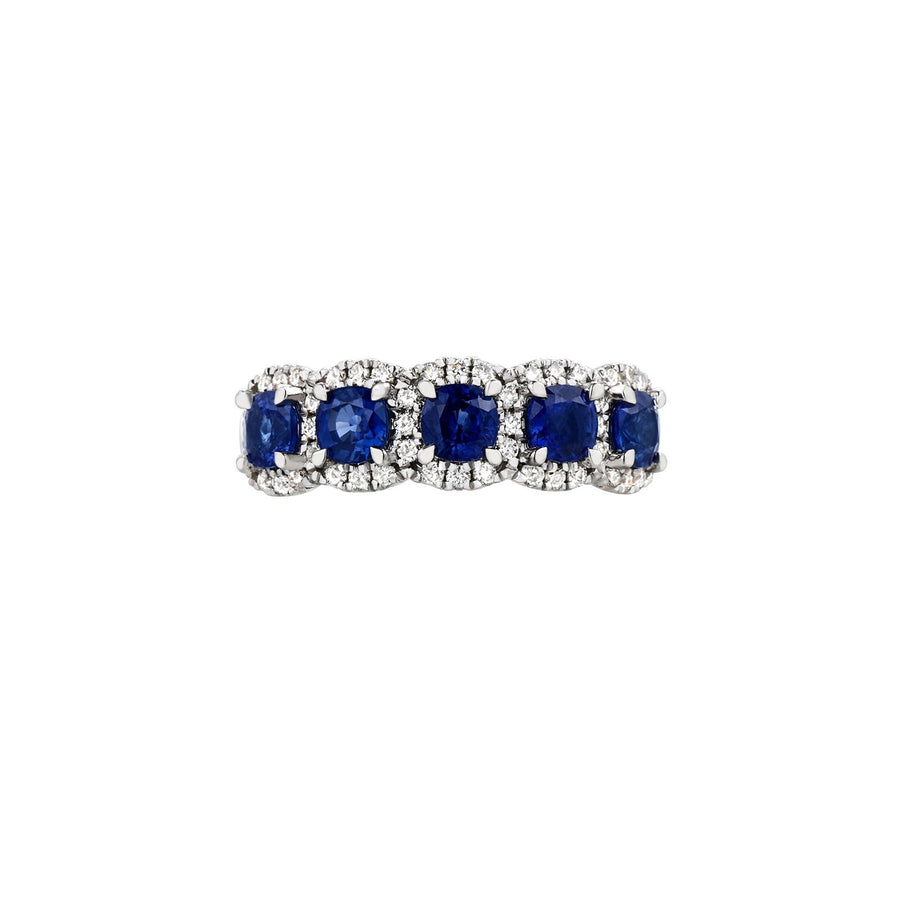 Sapphire Diamond Band - SRNEL00562