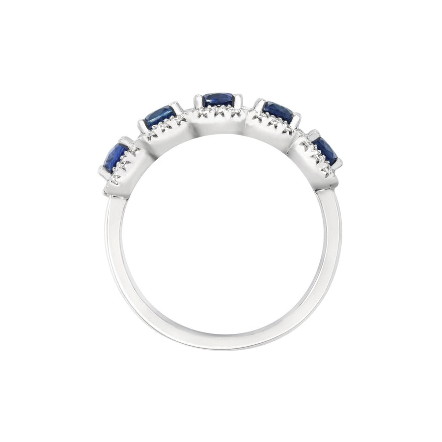 Sapphire Diamond Band - SRNEL00562