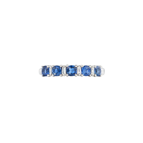 Sapphire Diamond Band-Sapphire Diamond Band - SRNEL00570