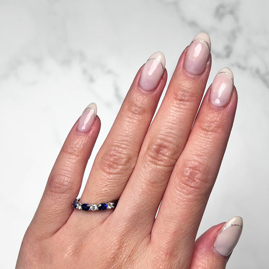 Sapphire Diamond Band - SRSPK00141