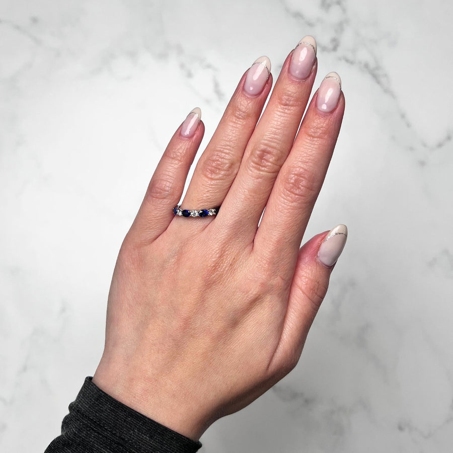 Sapphire Diamond Band - SRSPK00141