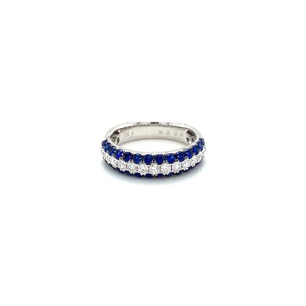 Sapphire Diamond Band -