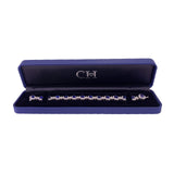 Sapphire Diamond Bracelet-Sapphire Diamond Bracelet - SBEDW00133