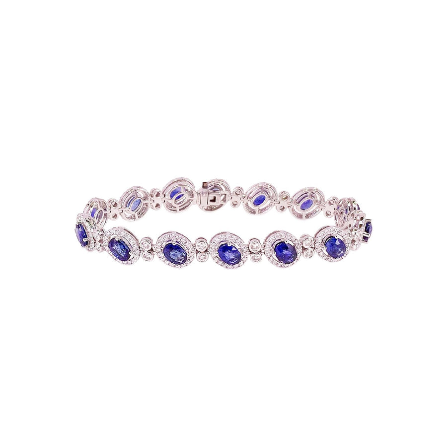 Sapphire Diamond Bracelet - SBEDW00133