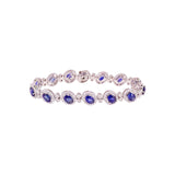 Sapphire Diamond Bracelet-Sapphire Diamond Bracelet - SBEDW00133