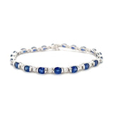 Sapphire Diamond Bracelet-Sapphire Diamond Bracelet - SBEDW00182