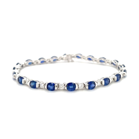 Sapphire Diamond Bracelet - SBEDW00182