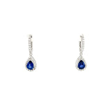 Sapphire Diamond Earrings - SETIJ00794