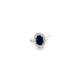 Sapphire Diamond Ring Set - SRTIJ01857