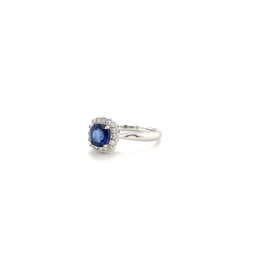 Sapphire Diamond Ring - SRDRA02188