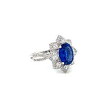 Sapphire Diamond Ring-Sapphire Diamond Ring - SREDW00257