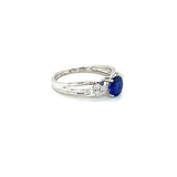 Sapphire Diamond Ring -