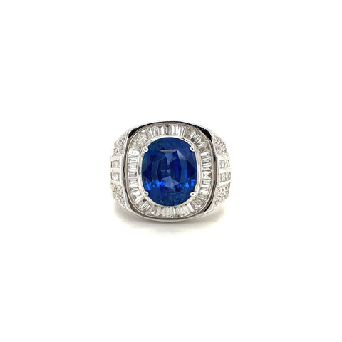 Sapphire Diamond Ring - SREDW00497