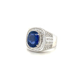 Sapphire Diamond Ring-Sapphire Diamond Ring - SREDW00497