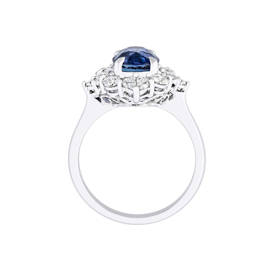 Sapphire Diamond Ring - SRNEL00398